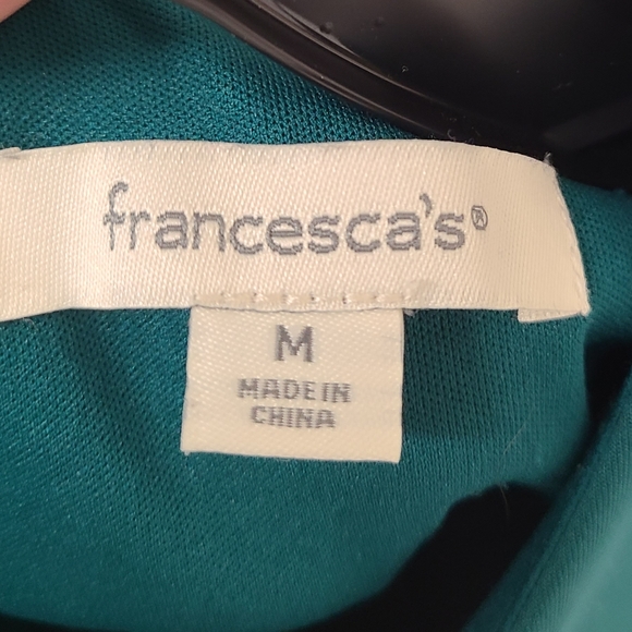 Francesca's Green Fit and Flair Dress Size Medium - Picture 8 of 8